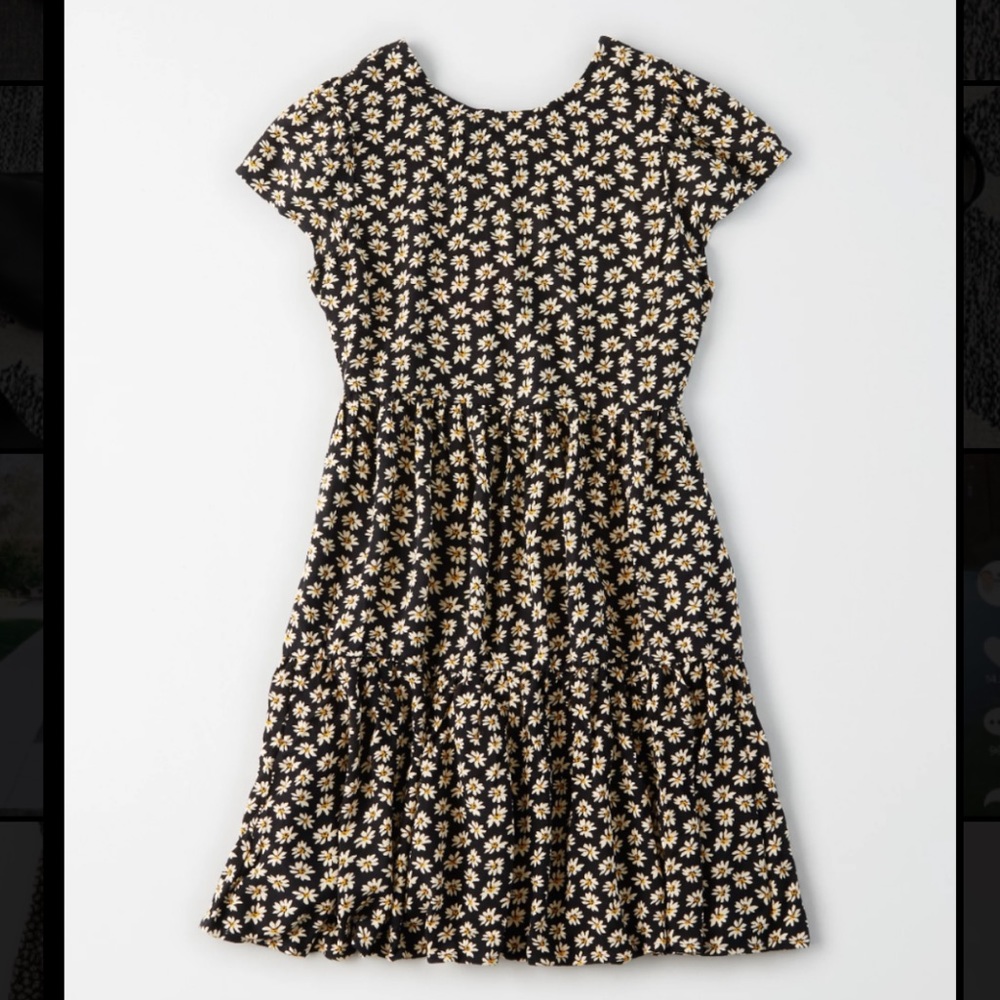 American Eagle open back babydoll dress